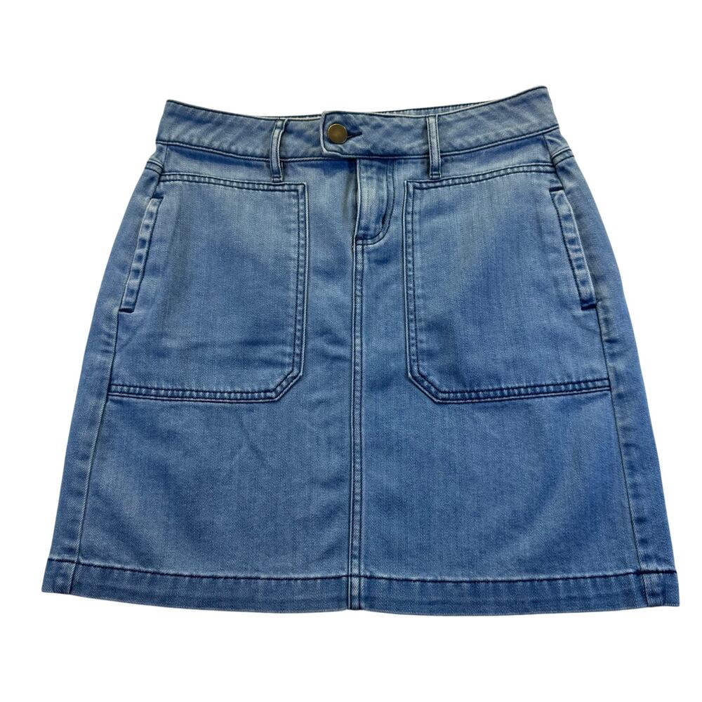 LOFT Denim Utility Mini Skirt Size 4 Light Wash
Jean Skirt